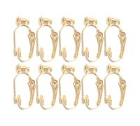 TOVINANNA 20 Pièces Convertisseurs Oreilles à Clip U Shape pour Femmes Supports Embouts Oreilles Ajustables Confortables et Sécurisés sans Perçage pour Accessoires de Mode