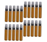 TOVINANNA 20 Pièces Flacons De Parfum De Voyage Flacons De Liquide Vides Lot Pour Transporter Vos Cosmétiques Marron