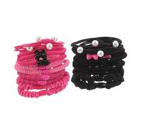 TOVINANNA 20 Pièces Hair Bungee Ties High Elasticity Ponytail Holders For No Damage Hair Accessories Set Elastic