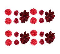 TOVINANNA 20 Pièces Hanfu Flower Hair Accessories Set Faux Floral Clips With Lifelike Design Ancient Chinese Style Hairpins For Women And Elegant Hanfu Costume Decoration