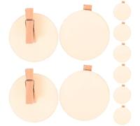 TOVINANNA 20 Pièces Lot de Mini Pinces Vierges Bois Pinces pour Panneaux de Messages Loisirs Créatifs et Décoration