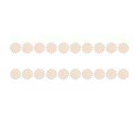 TOVINANNA 20 pièces Puces Bois Engrenage Décorations Rondin Bois pour Bricolage Créatif et Jouets Éducatifs Garçon Fille