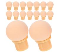 TOVINANNA 20 Pièces Recharge D'éponge à Ongles Ombrée Douce en Plastique Pointe Fine, Mécanisme de Remplacement Rapide, pour Salons et Usage à Domicile