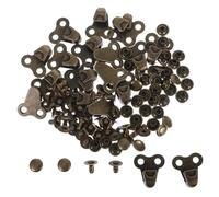 TOVINANNA 20 Pièces Rivets De Réparation De Chaussures Œillets De Bottes Épingles à Chaussures Pour Baskets Crochets à Chaussures Avec Clips Rallonge De Boucle De Chaussure Alliage