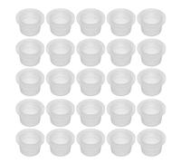 TOVINANNA 200 Bouchons de Bouteille en Plastique Rond à 28 Dents, Bouchons de Remplacement Souples Anneau D'étanchéité pour Pots de Fleurs et Décoration Intérieure