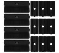 TOVINANNA 200 pièces Fixations Terrasse Composite Plastique Clips Cachés Résistants Aux Intempéries pour Planches de Terrasse Extérieure Kit Installation Facile