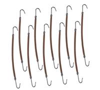 TOVINANNA 20pièces De Queue De Cheval Élastiques Café Accessoires De Coiffure Pour Chignons Et Tresses Pratiques Et Doux Pour Cheveux