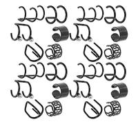 TOVINANNA 24 Pièces Boucles d'Oreilles Non Perçantes pour Femmes Manchettes Métalliques Accessoires de Mode Tresses et Dreadlocks pour Festivals Colorées et Légères