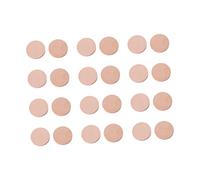 TOVINANNA 24 Pièces Éponge De Maquillage Latex Coton Éponge De Nettoyage Du Visage Houppette Ronde