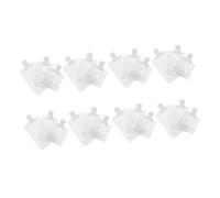 TOVINANNA 24pièces Pochette De Voyage Pour Cosmétiques Avec Embout Et Format Stand-up Blanches Pochette De Rangement Pour Lotion Et Cosmétiques Portable Et Pratique