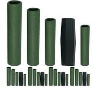 TOVINANNA 25 Pièces Connecteur pour Piquets de Jardin, Tube Fixe Plastique | Élément de Jonction pour Extérieur, Usage Jardinage, Support de Vigne, Compatible Cadres de Treillis