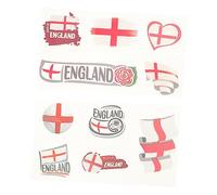 TOVINANNA 2feuilles Stickers Temporaires De Visage Décoratifs Portables Pour Fans De Football Accessoires De Fête à Thème Sportif