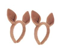 TOVINANNA 2pièces Bandeau Animaux Avec Oreilles De Kangourou Accessoire Cosplay Pour Fête Et Festival Pour Photos Et Déguisements