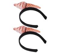 TOVINANNA 2pièces Bandeau Mignon Forme De Cornet De Glace Accessoire Pour Cheveux Et Décoration De Fête Lot
