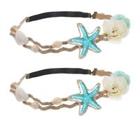TOVINANNA 2pièces Bandeaux Étoiles De Mer Pour Femmes Décorations De Cheveux Saisonnières Accessoires De Cheveux Uniques Lot