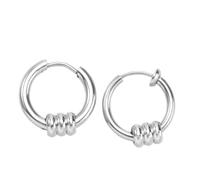 TOVINANNA 2pièces Boucles Oreilles Style Punk pour Homme Clips Oreille Chic Bijoux Lot