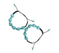 TOVINANNA 2pièces Bracelet Turquoise Pour Femme Design Tortue Unique Ajustable Délicat Assortiment Mode Cadeau Pour Femme
