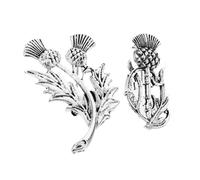 TOVINANNA 2Pièces Broches Vintage Chardons Épingles à Vêtements Élégantes pour Accessoires de Mode pour Toutes Occasions