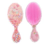 TOVINANNA 2pièces Brosse Démêlante Éponge Pour Garçon Fille Avec Motif Licorne Et Paillettes Brosse Douce Pour Cheveux Humides Ou Secs Massage Doux Pour Filles Et Bébés