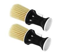 TOVINANNA 2pièces Brosse Pour Cou De Barbier Avec Tête Amovible Brosse à Épousseter Pour Cheveux Secs Applicateur De Poudre Pour Nettoyage Et Massage Chevelu Usage Salon Et Maison