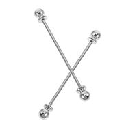 TOVINANNA 2pièces Épingle Col Homme Alliage Résistant Pince Cravate Légère Barre De Col Pour Chemise Accessoire Costume Formel Lot