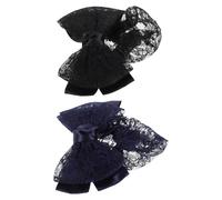 TOVINANNA 2pièces Filets à Chignon pour Danseuses et Femmes Accessoires de Coiffure avec Pinces Couvre-chignons pour Cheveux