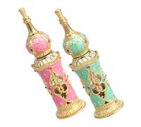 TOVINANNA 2pièces Flacon De Parfum Vide Verre Style Vintage De Rechargeable Décoratif Pour Voyage Et Diy