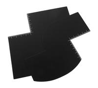 TOVINANNA 2pièces Gabarit de Barbier avec Repères de Mesure Outil de Mise Forme Ligne des Cheveux Guide de Rasage Nuque pour Coupe à Domicile