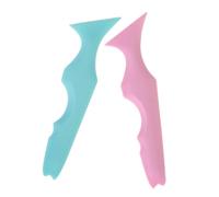TOVINANNA 2pièces Outils De Maquillage Yeux Silicone Pour Eyeliner Pochoirs Précis Pour Maquillage Parfait Des Yeux