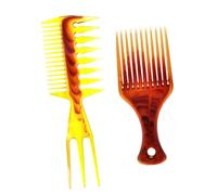 TOVINANNA 2pièces Peignes De Coiffure Moulant Peigne à Huile Accessoires De Coiffeur Pour Hommes Démêlant Et Stylisant Pour Cheveux Et Épais