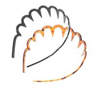 TOVINANNA 2pièces Serre-tête Bandeau Ondulé Pour Femme Bandeau Peigne Ondulé Lot De Accessoires Pour Cheveux