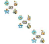 TOVINANNA 3 ensembles Broche Chat Drôle Bobby Mignon Trucs Chats Broche Broche Pour Femmes Émail Exquis Bijoux Accessoires Vêtements Accessoires Broches Dessin Animé Vêtements 5 pièces * 3