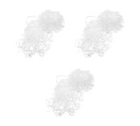 TOVINANNA 3 Ensembles Santa Claus Beard And Wig Set Cosplay Kit Realistic Hair And Beard For Christmas Party Costume Accessories