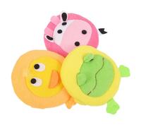 TOVINANNA 3 Pièces De Bain De Dessin Animé Jouets De Piscine Jouets Pour Tout-petits Pour Les Nouveau-nés Épurateur De Jouets Agités Bain Pour Bébé Lavage Fine Éponge Française
