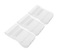 TOVINANNA 3 Pièces Étui de Rangement Étanche pour 6 Embouts D’irrigateur Buccal, Compatible Multi-marques, Boîte Compacte Transparente 16x9,5x1,8 Cm, Organisateur Portable Voyage et Maison