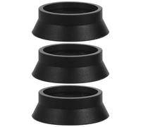 TOVINANNA 3 Pièces Lot de Protections en Caoutchouc Noir pour Oculaires de Microscopes et Télescopes, Cache-oculaire Bloquant la Lumière, Réduit la Fatigue Oculaire pour Exploration en