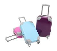 TOVINANNA 3 Pièces Mini Valise de Rangement Transparente Abs, Boîte | Bijoux et Souvenirs, Accès Facile, Portable, Adaptée aux Événements Rangement de Petites Douceurs
