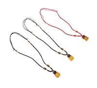 TOVINANNA 3 Pièces pendentif bouteille d'huile essentielle collier pendentif bouteille d'essence bouteilles décoration suspendue décor suspendu de bouteille d'arôme créatif
