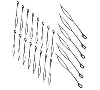 TOVINANNA 30 Crochets Pour Cheveux Réutilisables Ergonomiques, Outils Pour Dreadlocks Et Tissage, Ensemble De Coiffure Portable Pour Cheveux Courts Et Longs