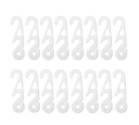 TOVINANNA 30 Pièces Boucle D'extension S pour Masque Blanc en Pp, Réglable et Compatible Masques à Oreilles, Réduit la Fatigue Auriculaire Port Confortable