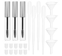 TOVINANNA 32pièces Tube De Mascara Vide Lot Compte-gouttes Et Entonnoirs Pour Diy