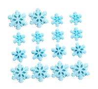 TOVINANNA 36 Pièces Décoration Flocon Résine Flocons Petits pour Loisirs Créatifs