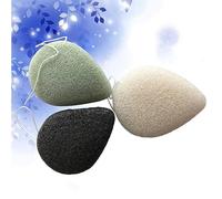 TOVINANNA 3pièce Éponges De Nettoyage Visage Forme De Goutte Lot Pour Exfoliation Et Massage Sans Microbilles Nocives Convient à Tous Types De Peau Et Usage Quotidien