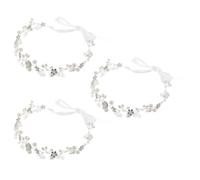 TOVINANNA 3pièces Bandeaux De Mariage Strass Pour Femmes Accessoires De Coiffure Pour Filles Et Nouvelles Mariées Pour Cérémonies Événements Spéciaux
