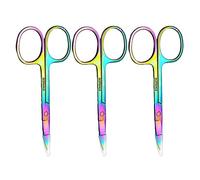 TOVINANNA 3pièces Ciseaux à Sourcils Inoxydable De Outils De Toilettage Pour Sourcils Légers Et Portables Pour Usage Domestique
