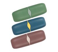 TOVINANNA 3pièces Étui De Voyage pour Brosse à Dents avec Gobelet De Rinçage Et Boîte De Rangement pour Dentifrice Matcha pour Camping Gym Maison Et Affaires