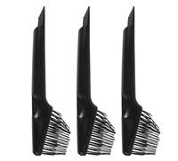 TOVINANNA 3pièces Peigne de Poche et Petit Peigne pour Cheveux Mouillés Démêlant avec Outil de Nettoyage de Brosse Brosse Nettoyante à Dents Larges