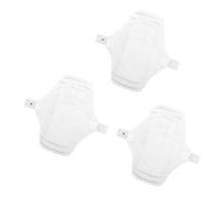 TOVINANNA 3pièces Serviettes Menstruelles Lavables Coton Bio Fines Réutilisables Pour Femmes Avec Bouton Protection Absorbante Et Confortable Post-partum Maternité