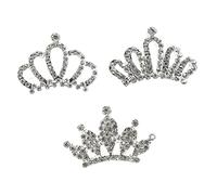 TOVINANNA 3pièces Tiaras Rhinestones Pour Filles Accessoires De Cheveux Élégants Pour Mariages Et Photographies