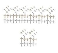 TOVINANNA 4 ensembles Bijoux En Croix Breloques Pour Ongles Breloques Uniques Décorations Pour Ongles Bijoux Pour es Mignonnes Pour es 60 pièces * 4